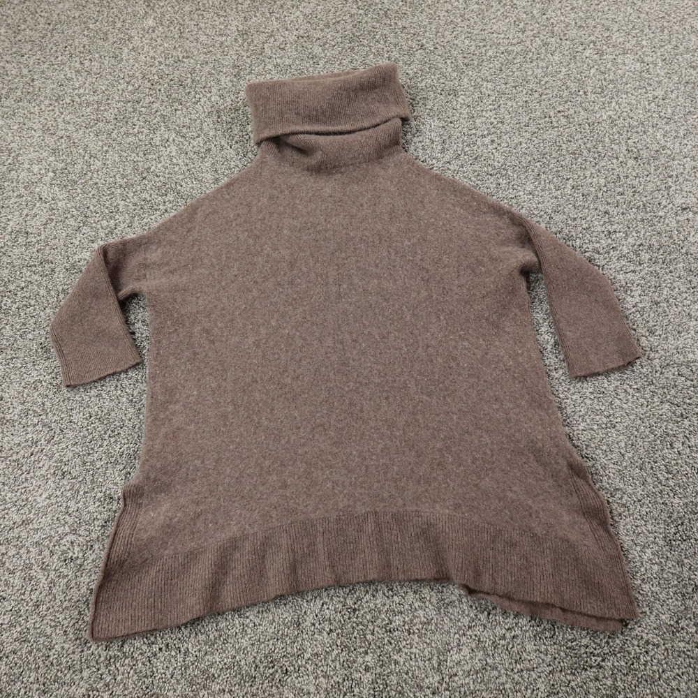 ANTONIO MELANI Taupe Cowl Neck Boxy Sweater